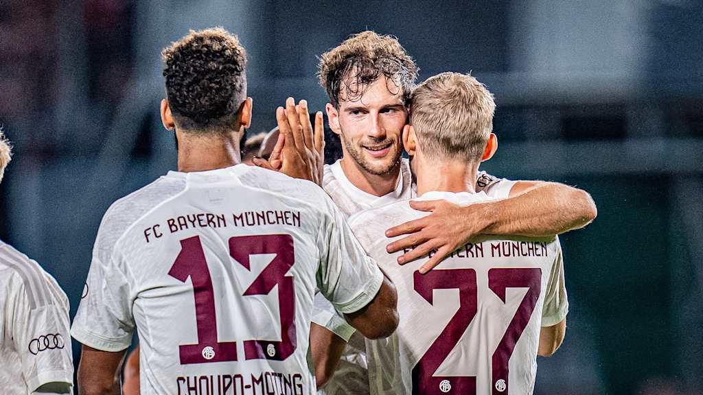 FC Bayern, Leon Goretzka, celebration
