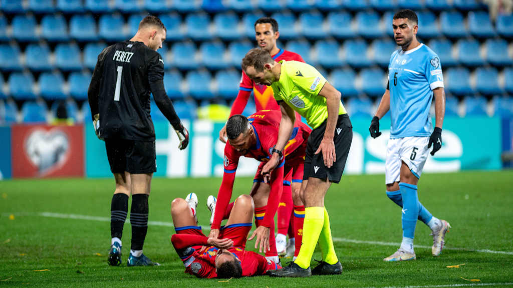 Daniel Peretz jugó con Israel en Andorra.