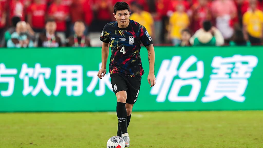 Minjae Kim jugó con Corea del Sur en China.