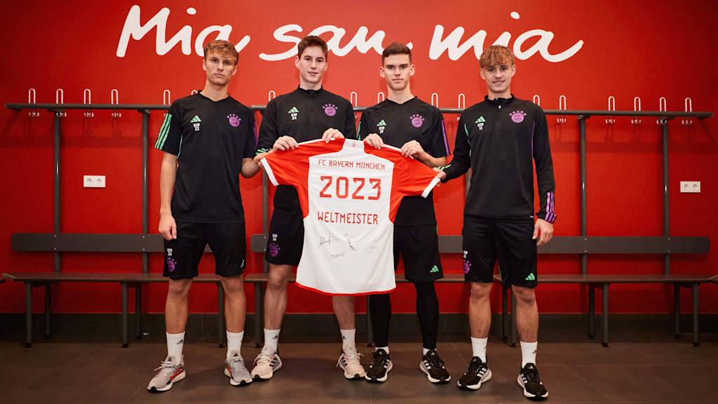 Vier FC Bayern-Talente dürfen sich nun Weltmeister nennen.