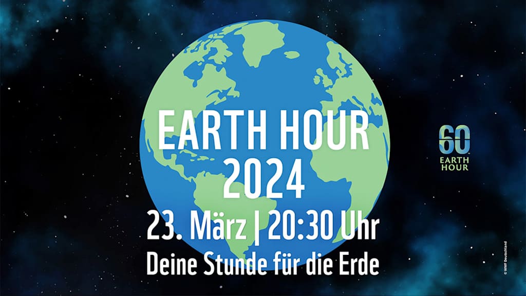Deine Stunde für die Erde: Earth Hour 2024 am 23. März um 20:30 Uhr