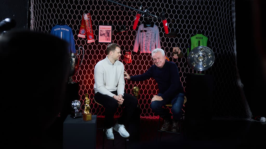 Sepp Maier und Manuel Neuer im Gespräch