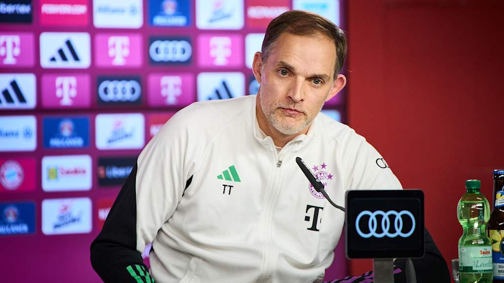 Thomas Tuchel habla en la rueda de prensa del FC Bayern