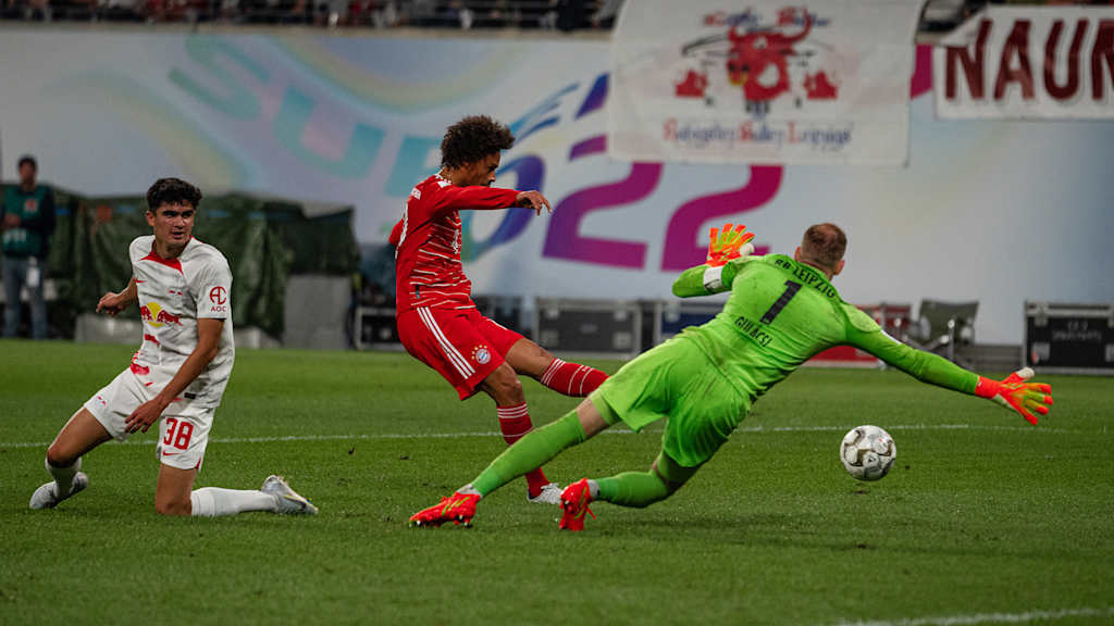 Leroy Sané FC Bayern RB Leipzig Supercup 2022 Tor