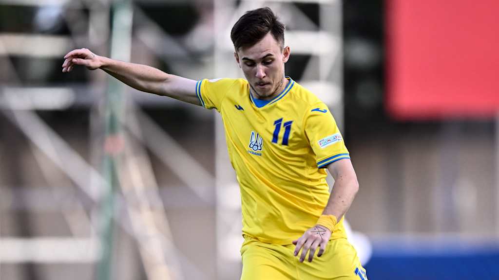 Dmytro Strilchuk vom FC Bayern läuft für Ukraine auf