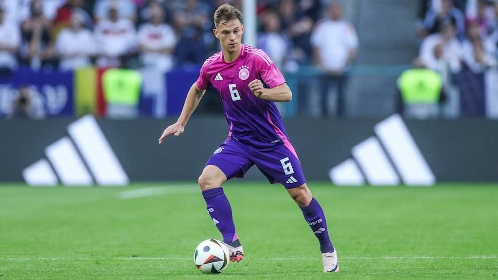 Joshua Kimmich during Germany's match against Greece