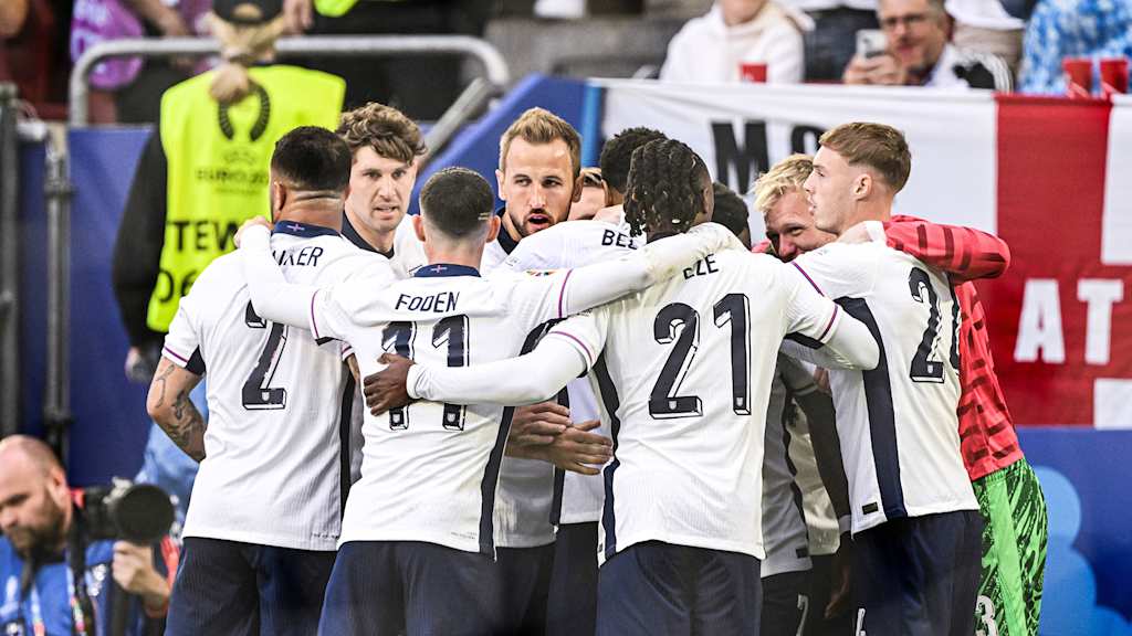 Harry Kane en el partido Inglaterra-Suiza