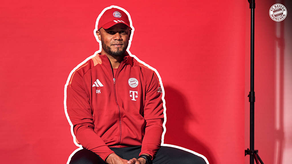 Vincent Kompany, der neue Cheftrainer des FC Bayern, im Interview