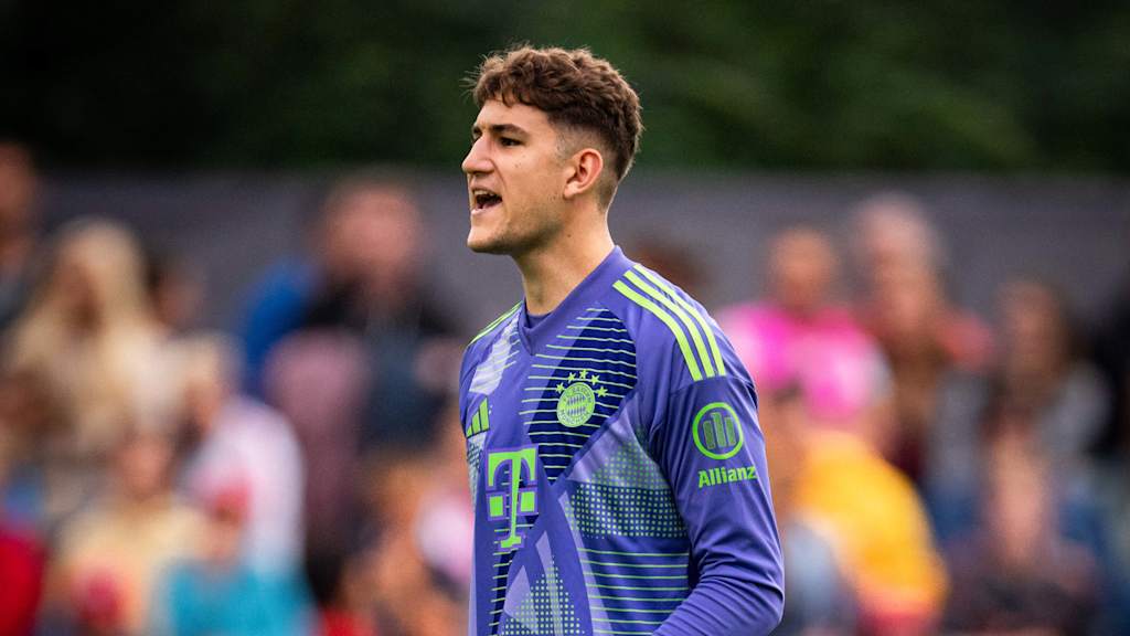Anthony Pavlešić im Testspiel des FC Bayern in Rottach-Egern