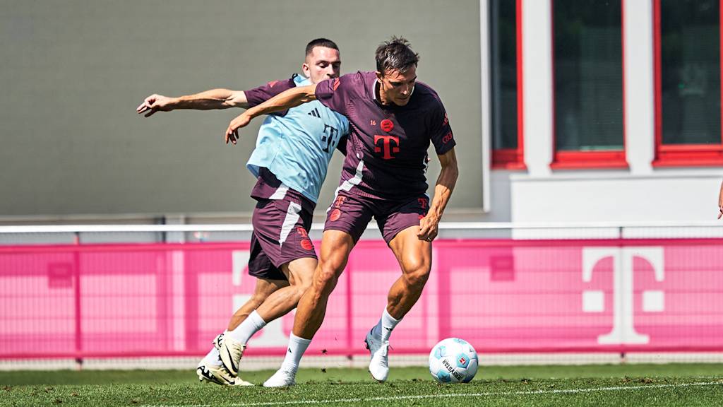 Joao Palhinha im Training des FC Bayern