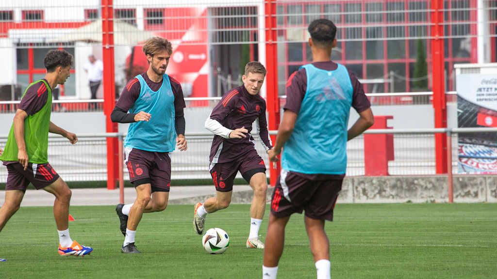 Training der FC Bayern Amateure.