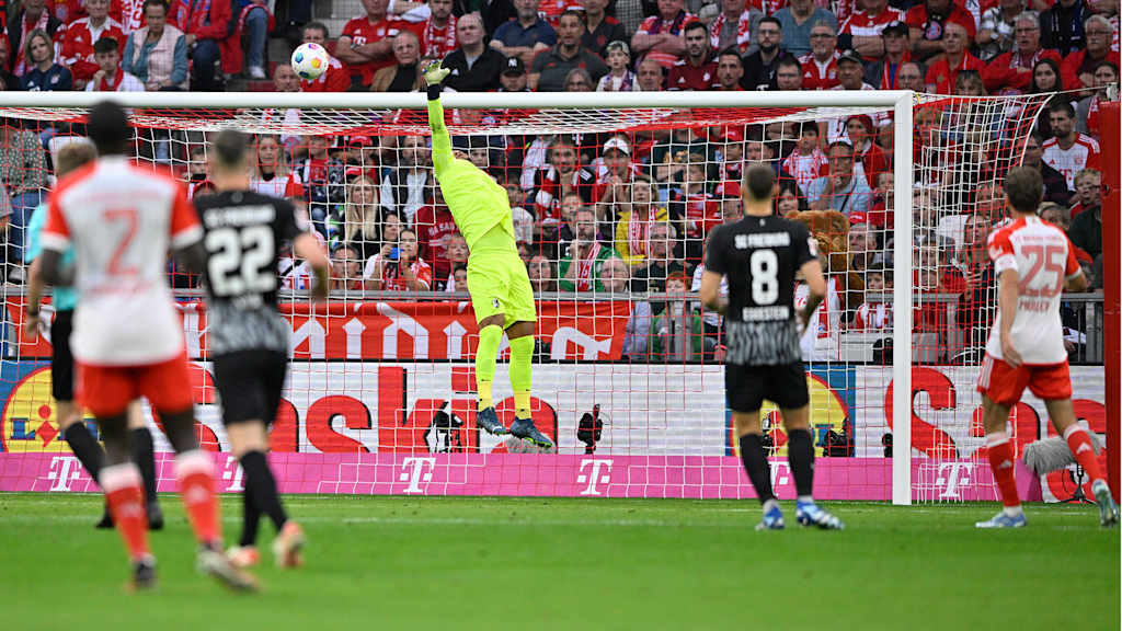 Das Tor von Kingsley Coman im Spiel des FC Bayern gegen den SC Freiburg