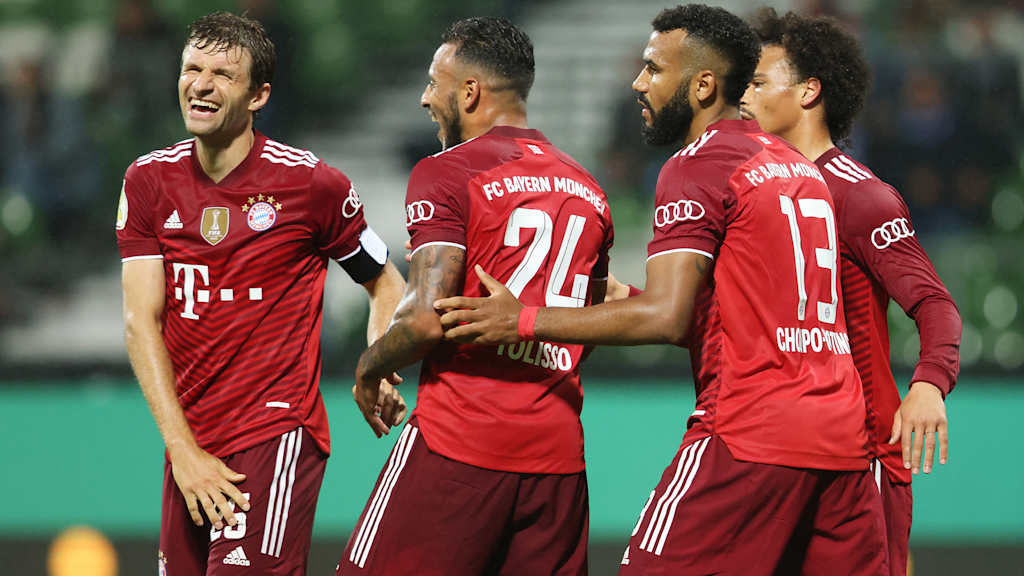 The biggest win of Müller’s professional career came in Bayern’s demolition of Bremer SV in the DFB Cup in 2021.