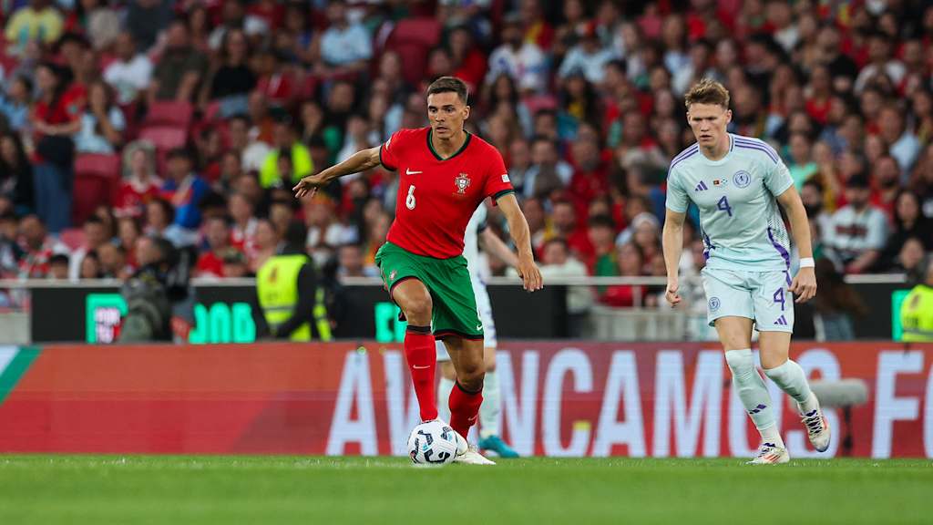 Joao Palhinha for Portugal against Scotland