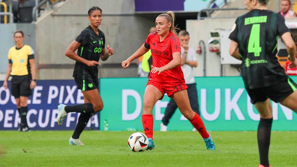 Georgia Stanway im Spiel gegen den VFL Wolfsburg.