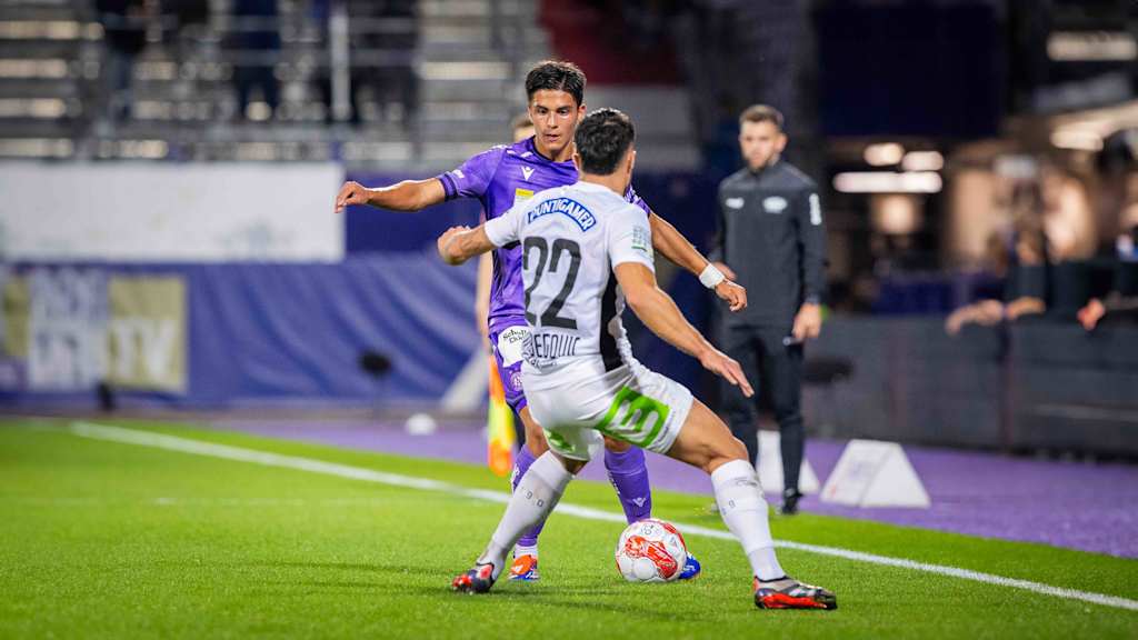 Matteo Pérez Vinlöf has played in all eight league games for Austria Vienna so far.
