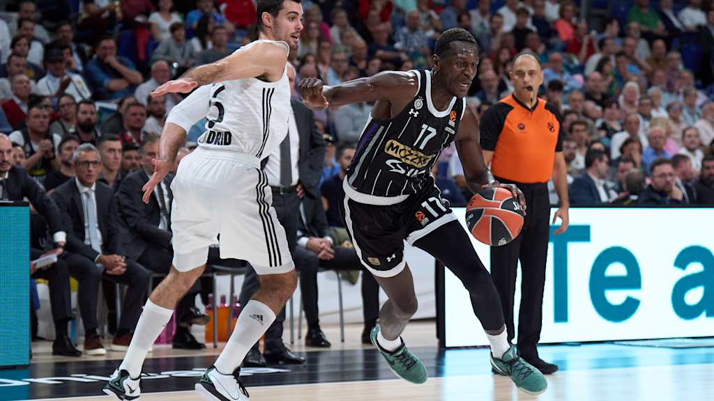 Der frühere FCBB-Spieler und Weltmeister Isaac Bonga (rechts) spielt seit Sommer für Partizan Belgrad.