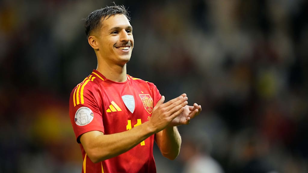 Bryan Zaragoza im Trikot der spanischen Nationalmannschaft