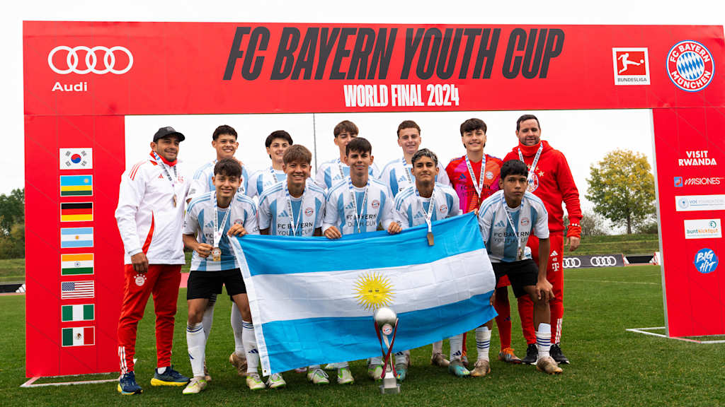 Team Argentina at the FC Bayern Youth Cup