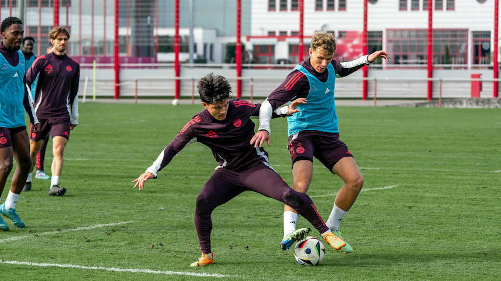 Die FC Bayern Amateure in Vorbereitung auf das Heimspiel gegen die SpVgg Greuther Fürth II.