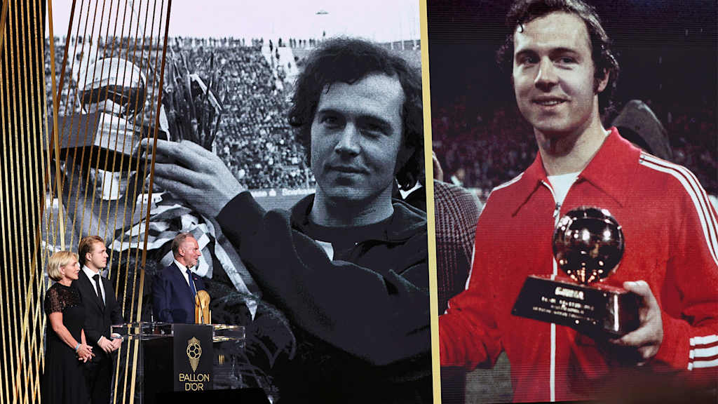 Karl-Heinz Rummenigge with Heidi & Joel Beckenbauer at the Ballon d'Or
