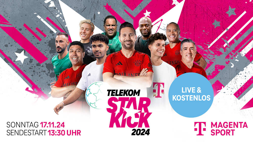 FC Bayern-Legenden beim Telekom Starkick