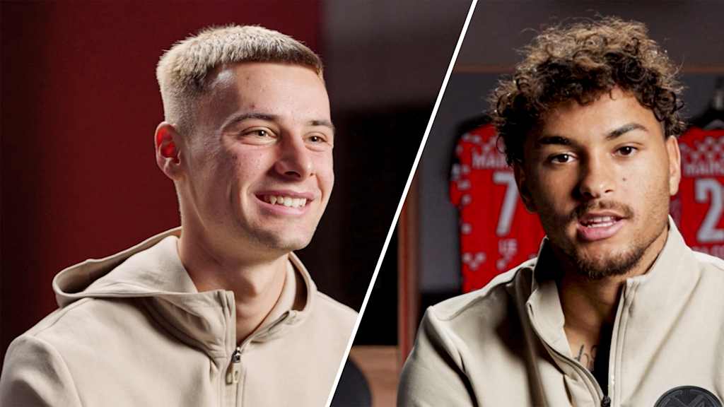 Gabriel Vidović und Armindo Sieb im Interview für die Dokuserie Loan Watch.