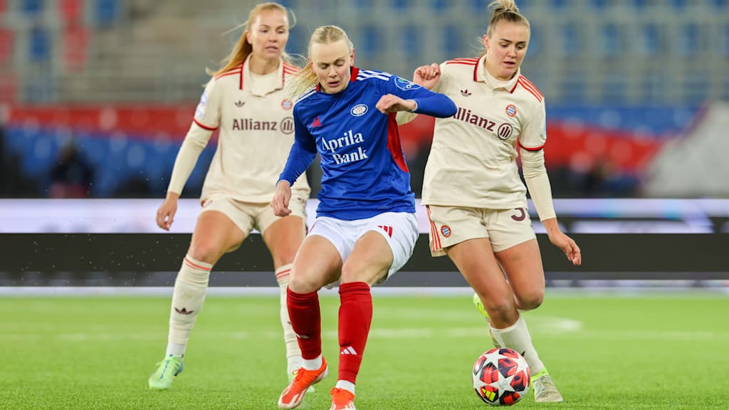 Georgia Stanway im Auswärtsspiel der FC Bayern Frauen bei Vålerenga Oslo