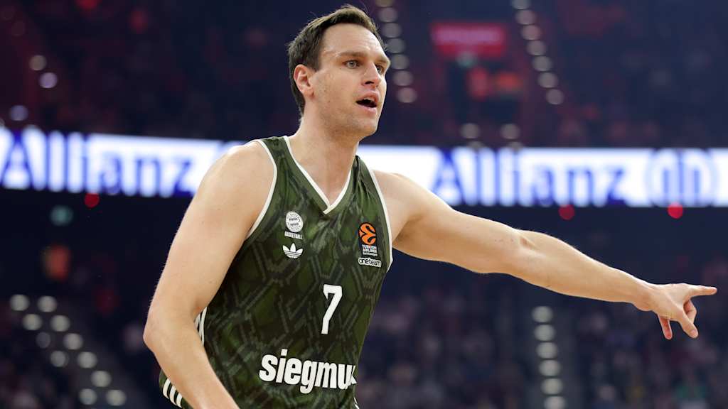 Johannes Voigtmann und die Bayern wollen auch gegen Favorit Barcelona im SAP Garden bestehen.