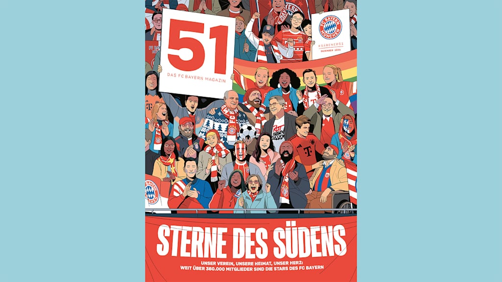 Cover FC Bayern Magazin 51 Dezember 2024