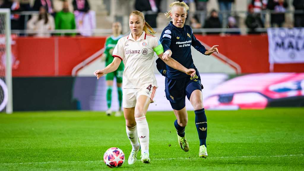 Glódís Perla Viggósdóttir, im Heimspiel der FC Bayern Frauen gegen Juventus Turin