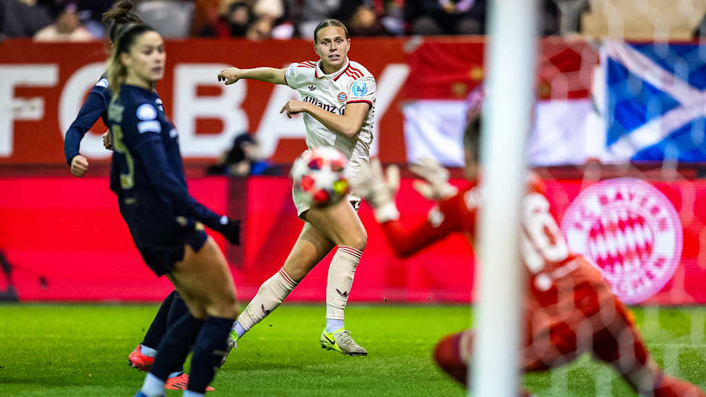 Klara Bühl, im Heimspiel der FC Bayern Frauen gegen Juventus Turin