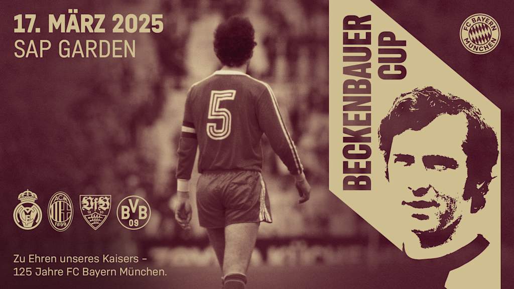 125 Jahre FC Bayern: Legenden spielen um Beckenbauer Cup