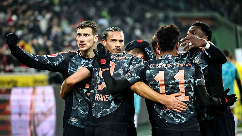 Spielszene aus der Partie Borussia Mönchengladbach - FC Bayern