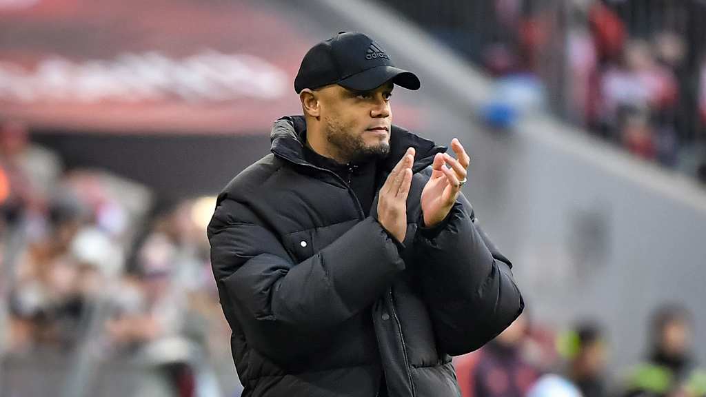 Vincent Kompany during FC Bayern’s match against VfL Wolfsburg