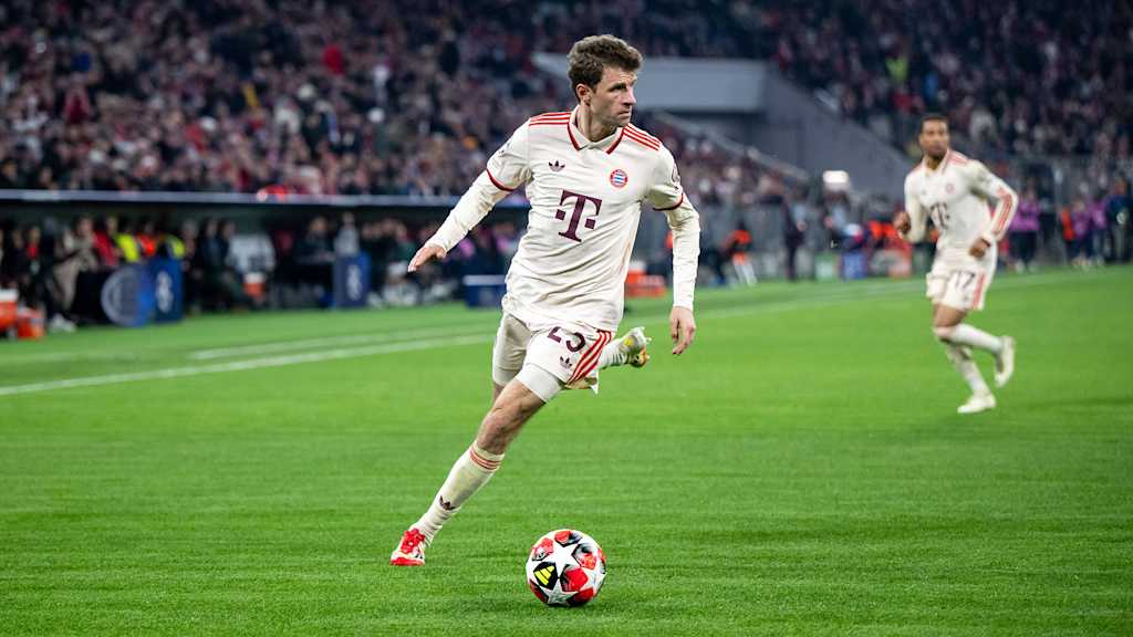 Thomas Müller im Champions League-Spiel gegen Bratislava