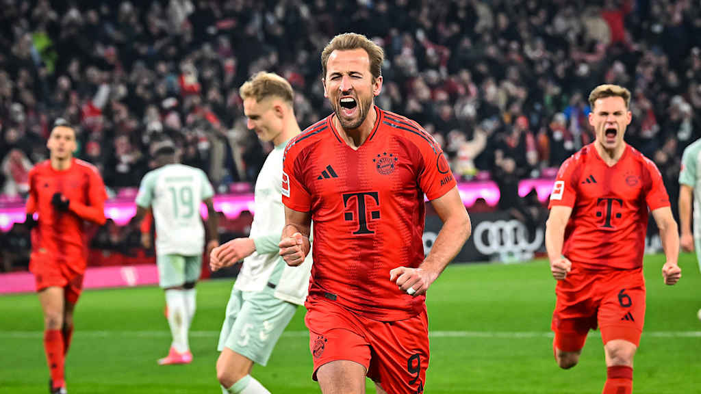 Spielszene aus dem Bundesliga-Spiel FC Bayern vs. Werder Bremen