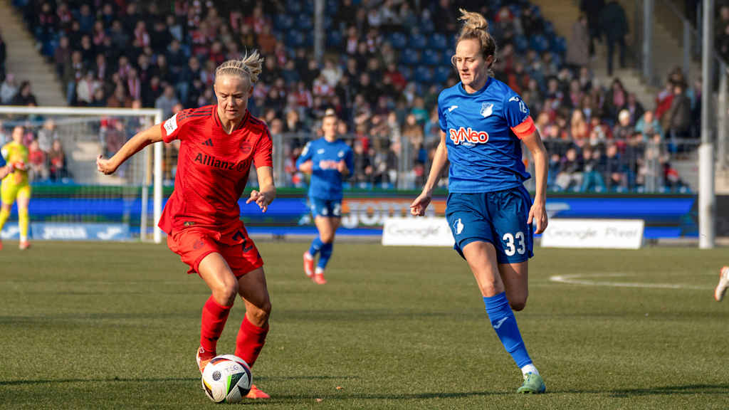 Pernille Harder during the match against TSG Hoffenheim