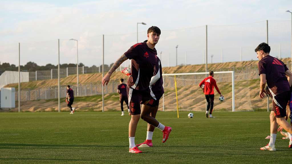 Szene aus dem Training der U19