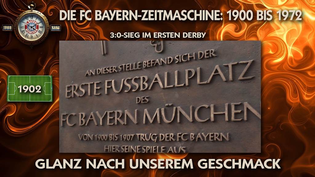 Erster Derbysieg 1902
