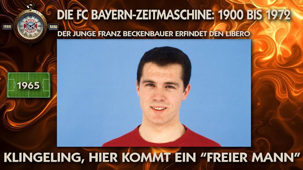 Franz Beckenbauer erfindet den Libero
