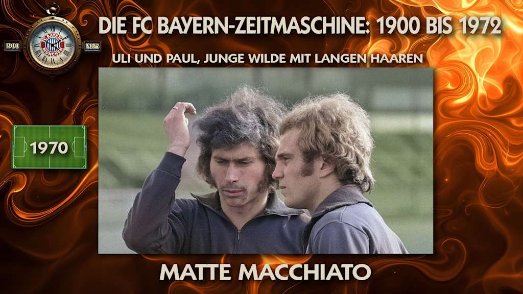 Paul Breitner und Uli Hoeneß 1970