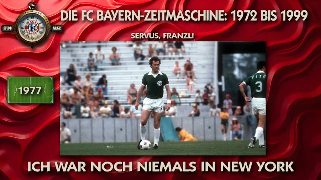 Franz Beckenbauer wechselt 1977 zu Cosmos New York
