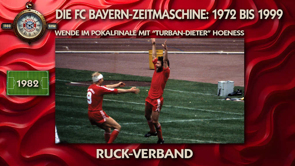 Der Pokalsieg 1982 mit dem Turban von Dieter Hoeneß