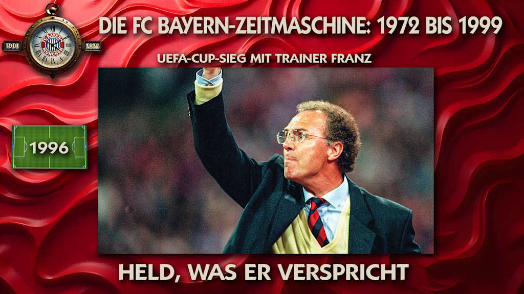 Uefa-Cup-Sieg 1996 mit Trainer Franz Beckenbauer