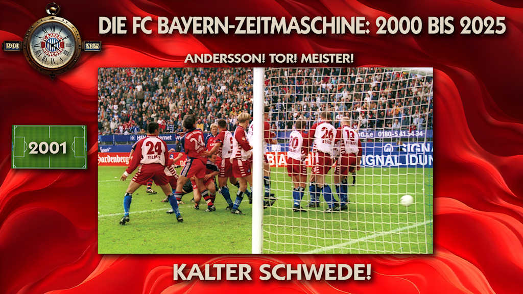 Meister 2001 dank Patrik Anderssons Hammer