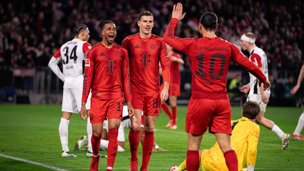 Spielszene aus dem Bundesliga-Spiel FC Bayern vs. Eintracht Frankfurt