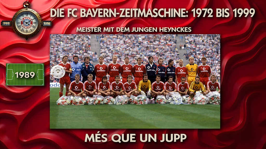 Meister 1989 mit Jung-Trainer Jupp Heynckes