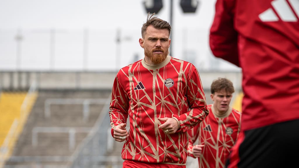 Steve Breitkreuz vor dem Spiel gegen Würzburg.