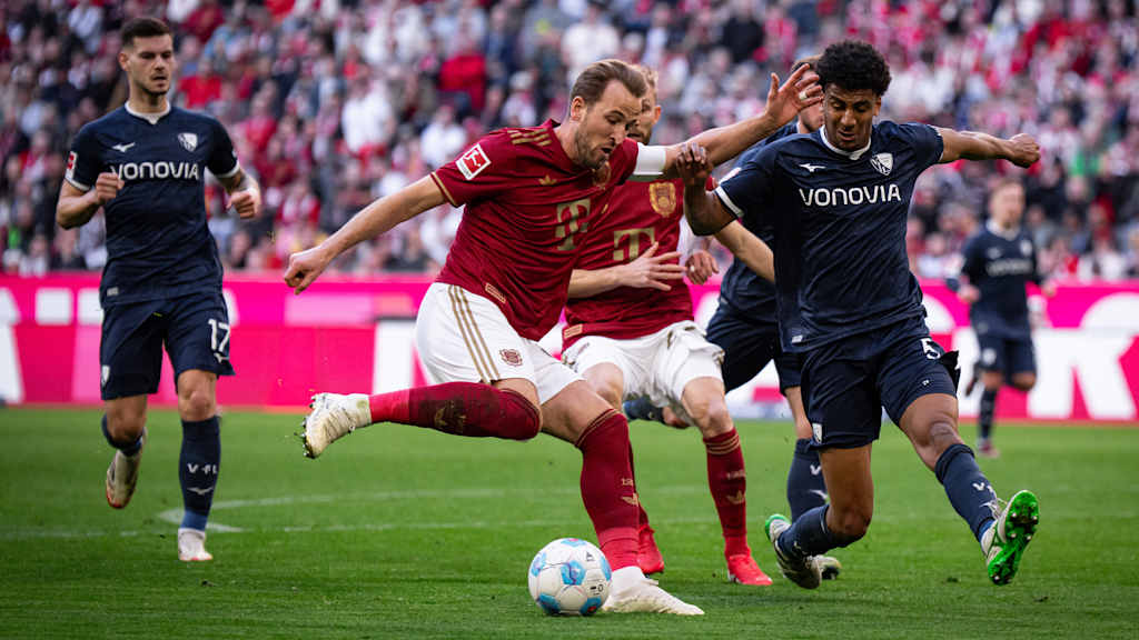 Spielszene aus dem Bundesliga-Spiel FC Bayern vs. VfL Bochum
